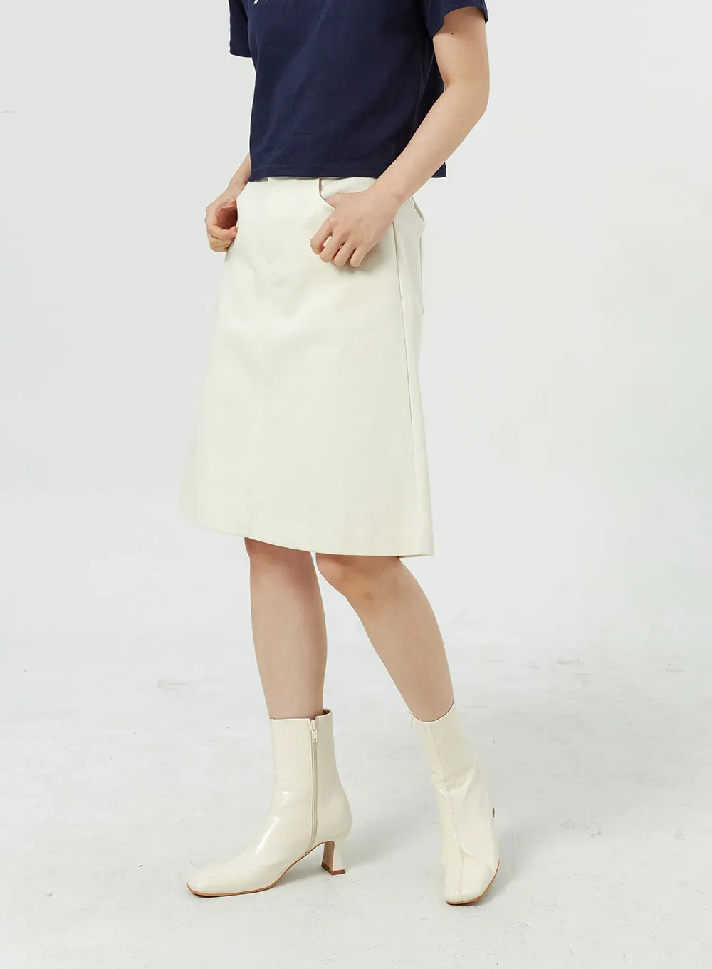 A-Line Midi Skirt OM313