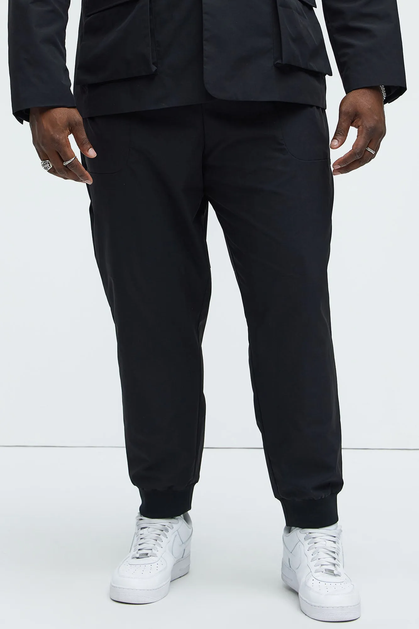 Ansel Tech Train Jogger - Black