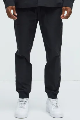 Ansel Tech Train Jogger - Black