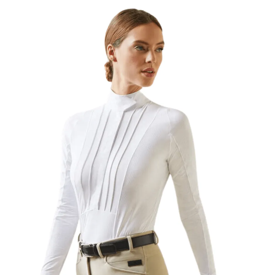 Ariat Ladies Luxe Show Shirt - White