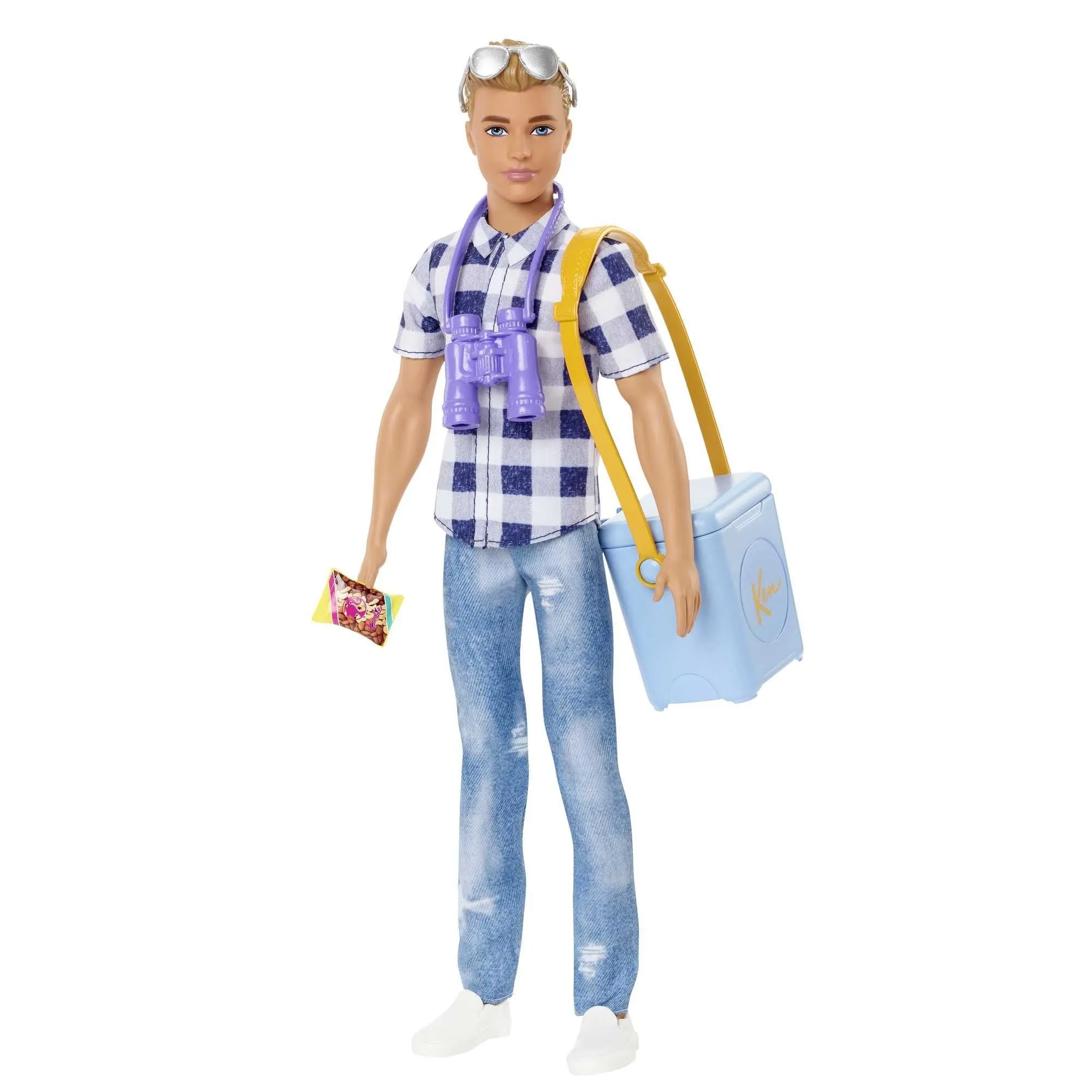 Barbie It Takes Two Ken Camping Doll In Plaid Shirt