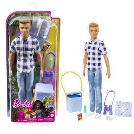 Barbie It Takes Two Ken Camping Doll In Plaid Shirt