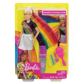 Barbie Rainbow Sparkle Hair Doll