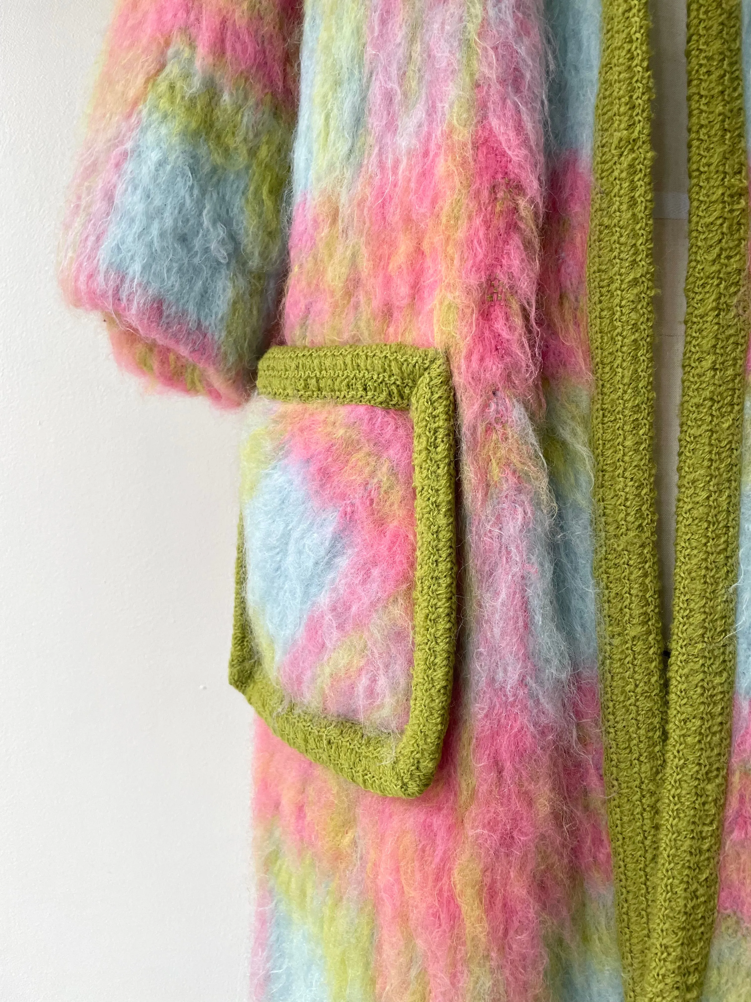 Candyfloss Mohair Coat | 1960s