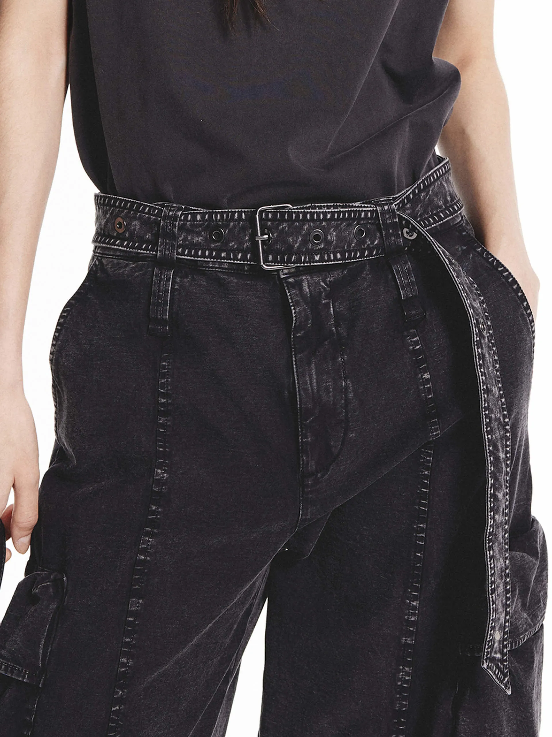 Cargo Style Straight Pants