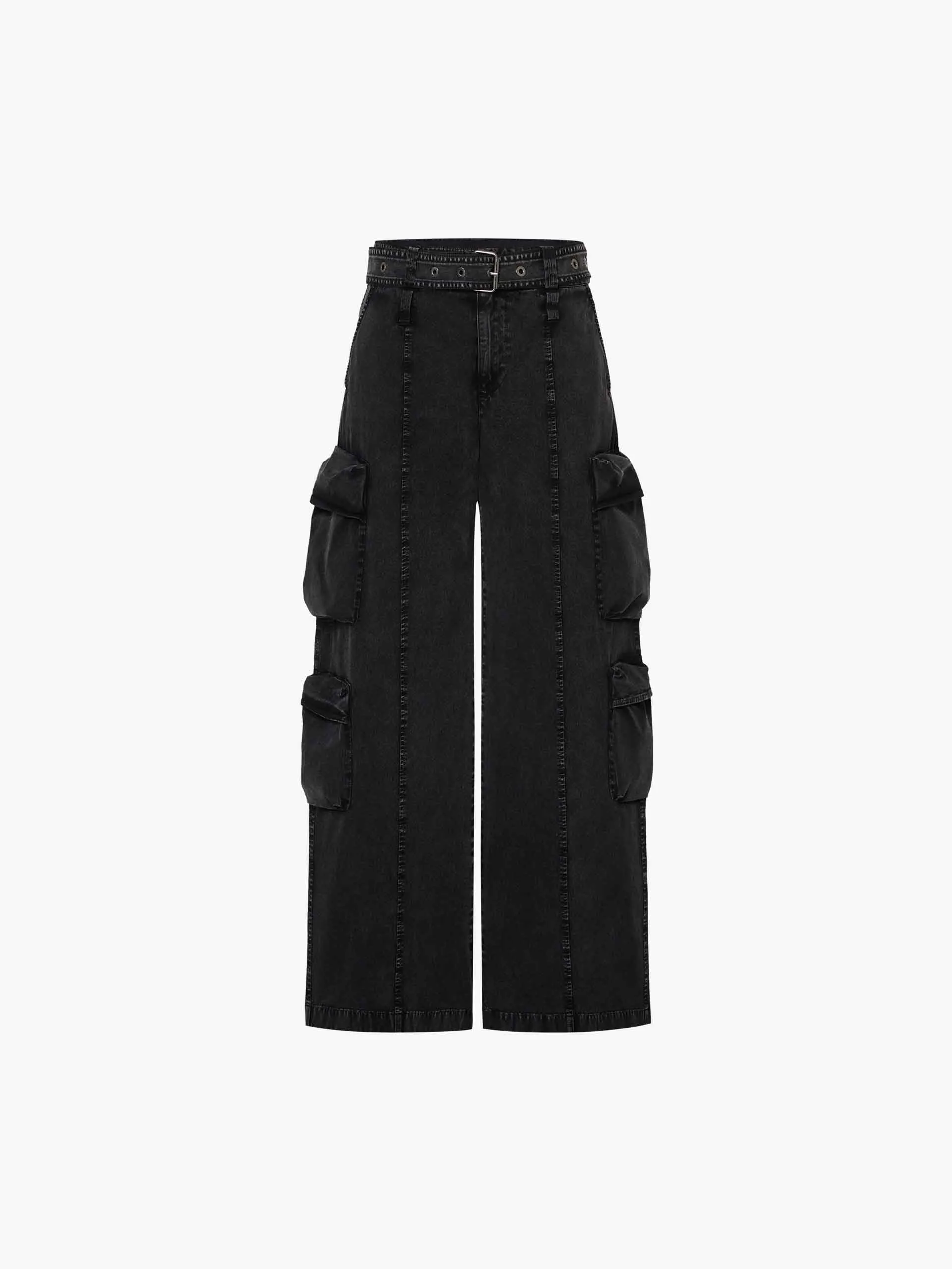 Cargo Style Straight Pants