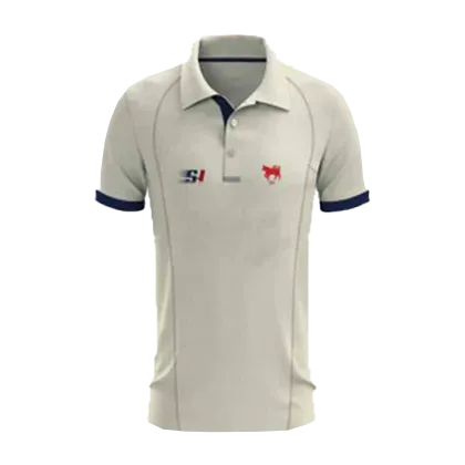 Clontarf Cricket Club -  Playing White Shirt Half Sleeve