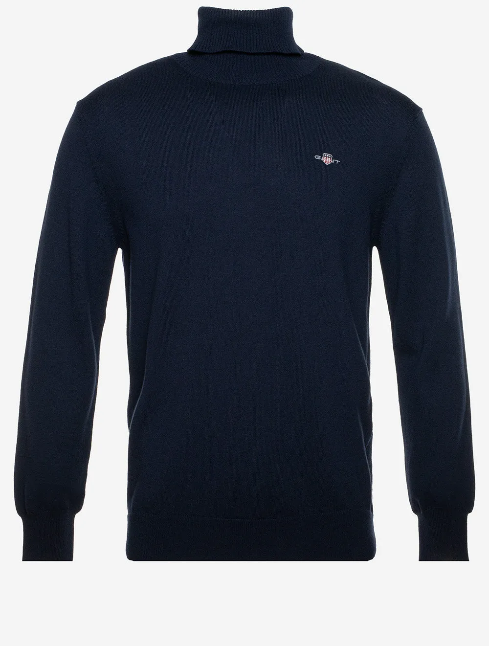 Cotton Wool Rollneck Evening Blue