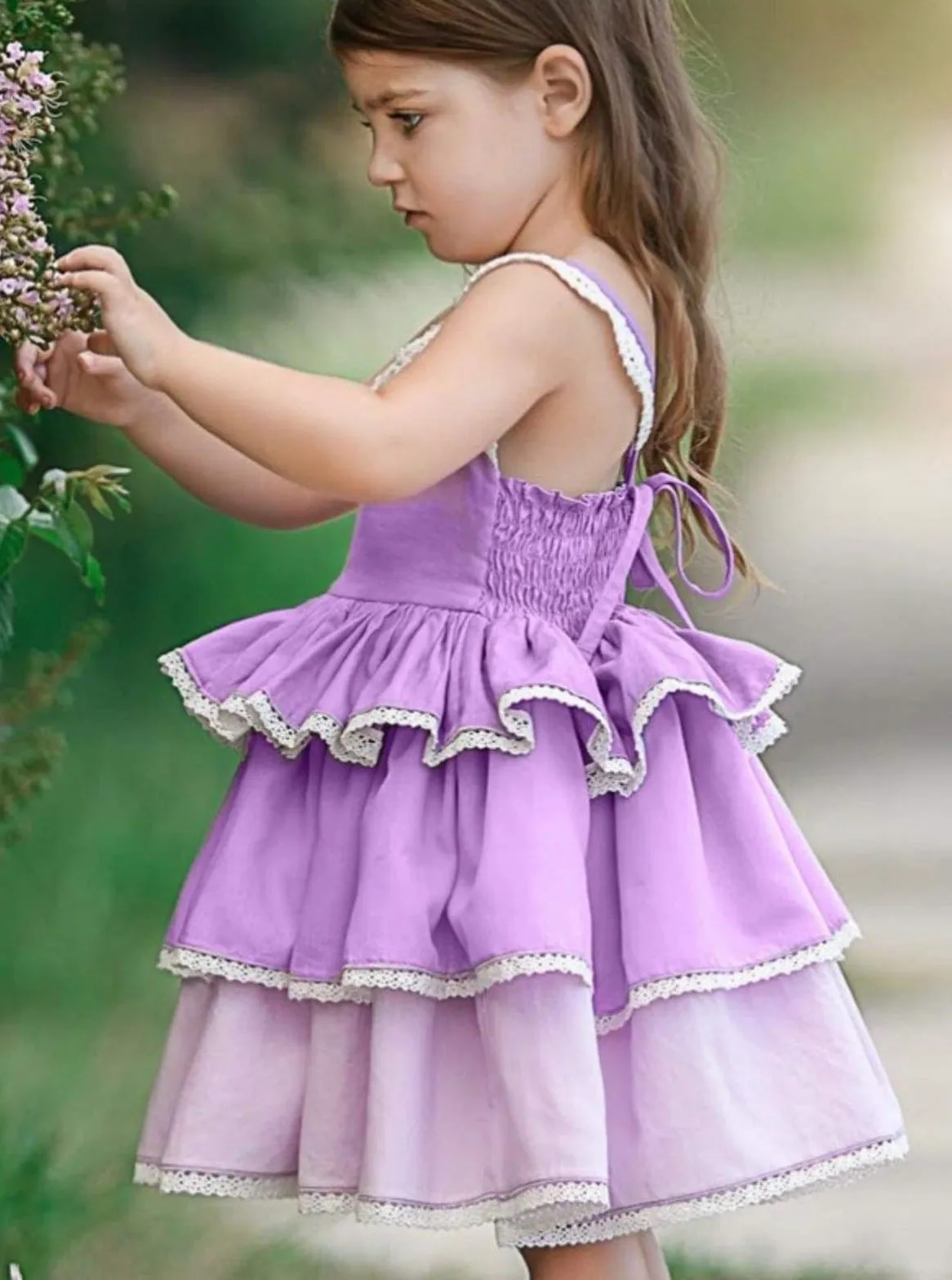 Darling Daughter Tiered Ruffle Dress