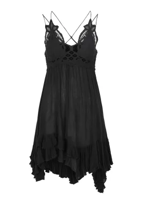 FREE PEOPLE: ADELLA LACE SLIP DRESS