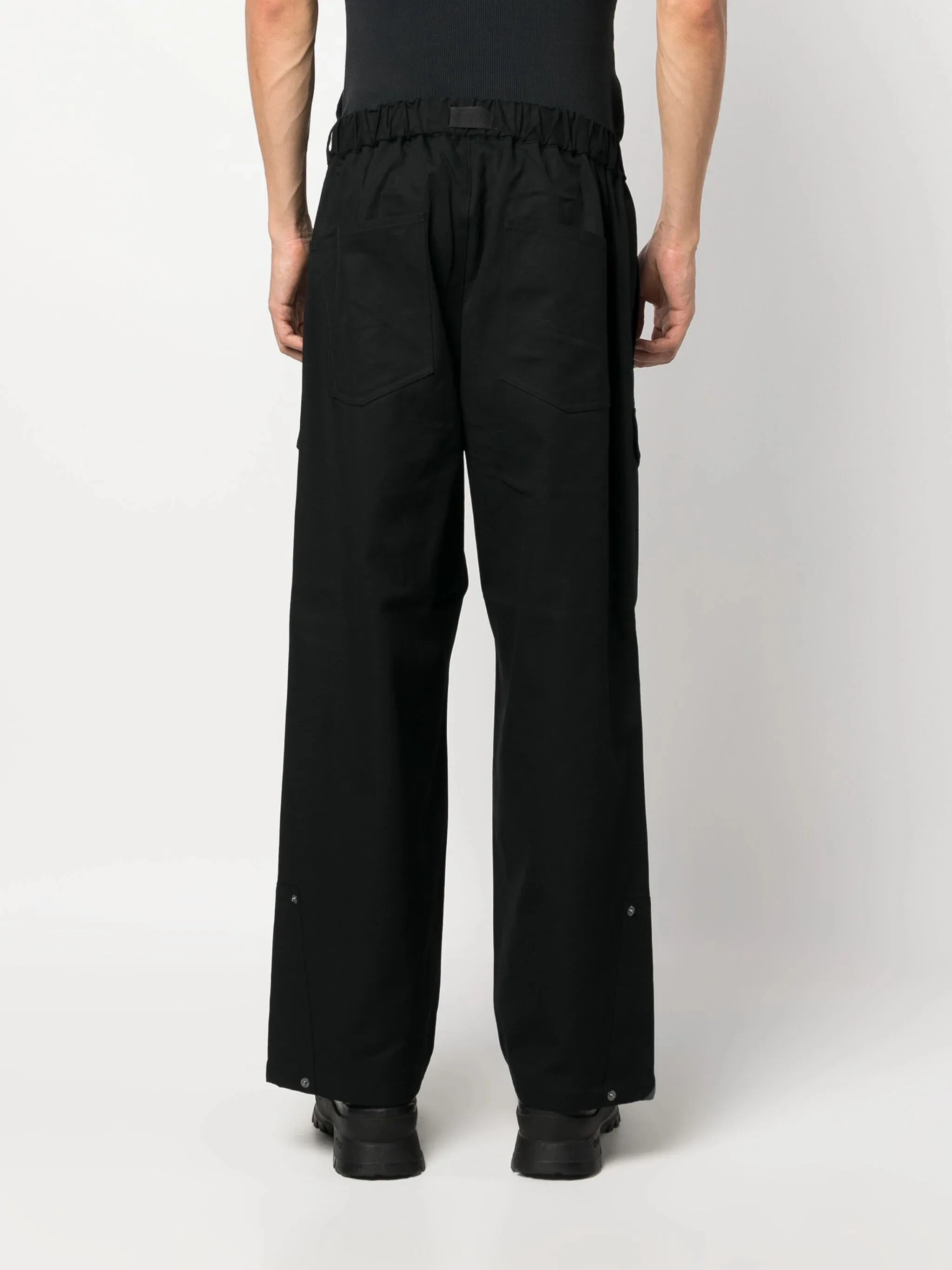 Graphic Workwear Pants - Black