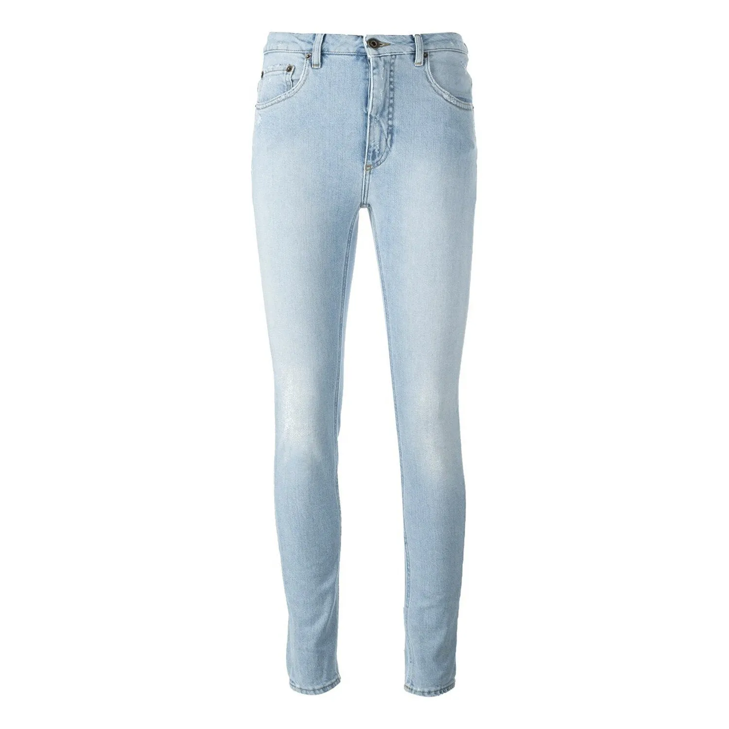 HIGH-WAISTED VINTAGE WASH JEANS