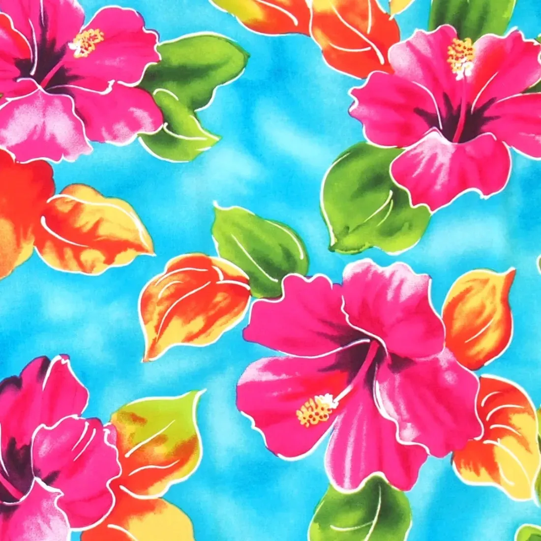 Hoopla Blue Hawaiian Rayon Shirt