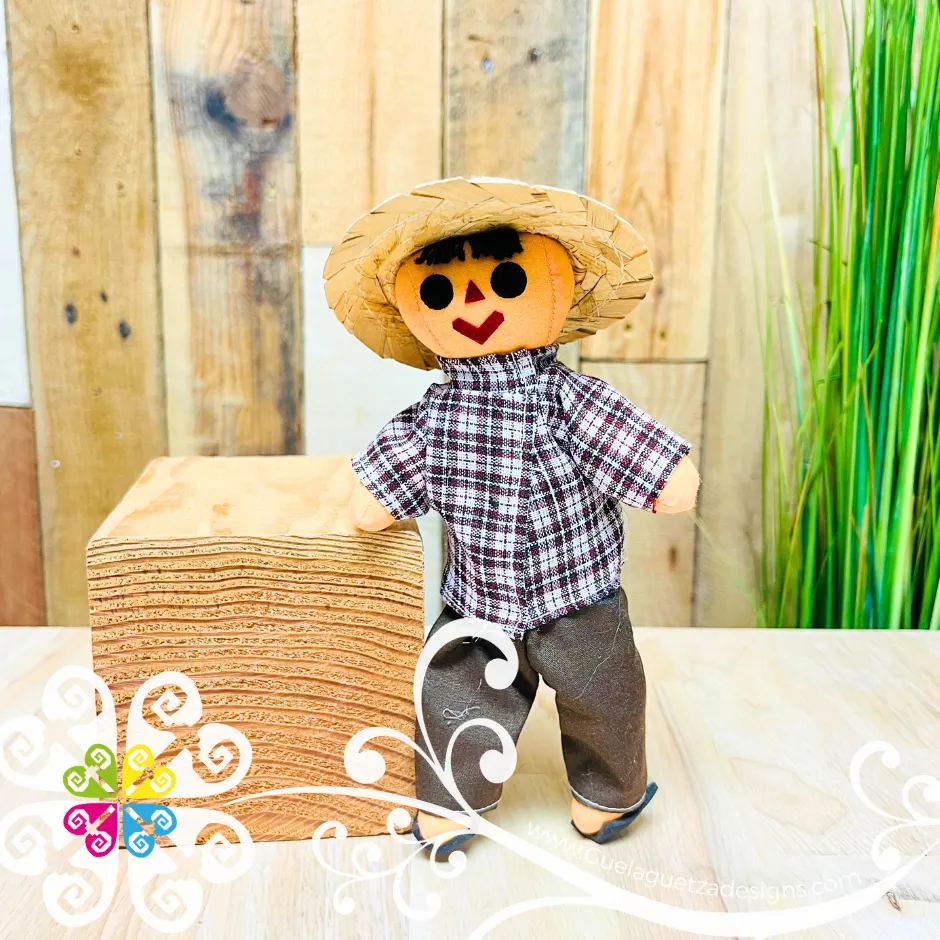 Mini Mexican Otomi Male Doll - Sencillo