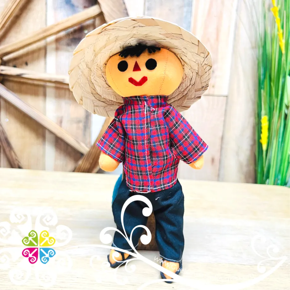 Mini Mexican Otomi Male Doll - Sencillo