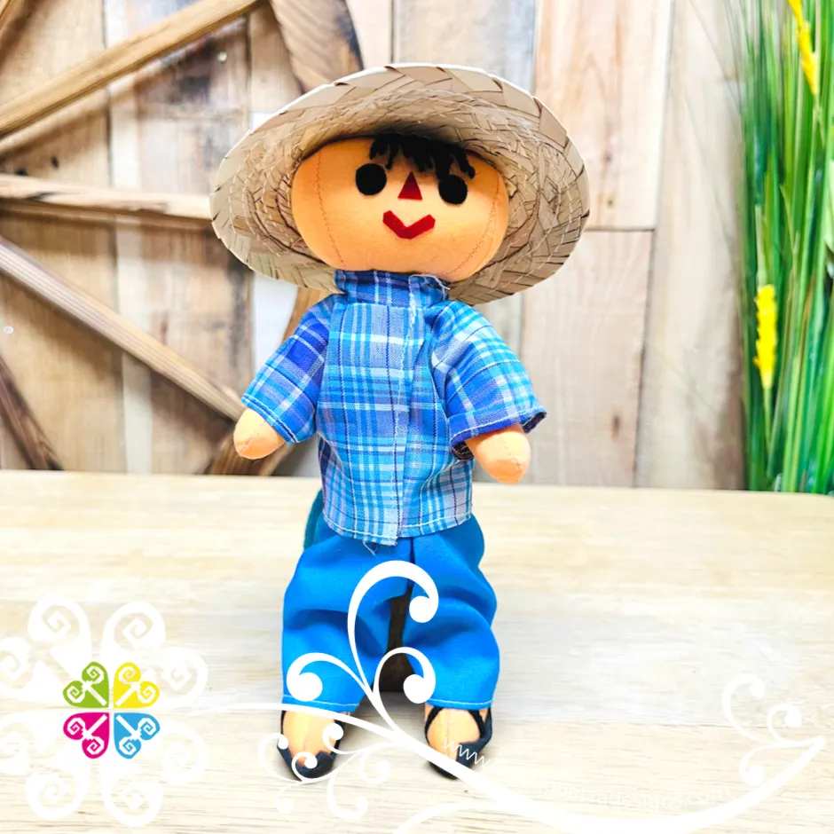 Mini Mexican Otomi Male Doll - Sencillo