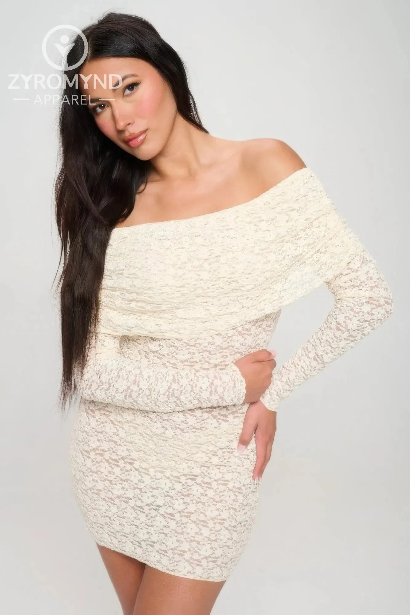 Off Shoulder Lace Dress