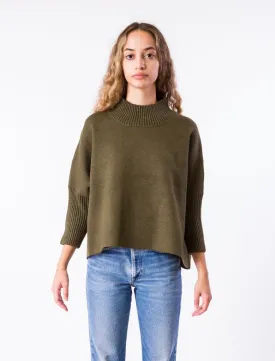 Olive Aja Crop Sweater