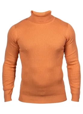 Peach Prestige International Men's Turtleneck Sweater Regular-Fit SW-330