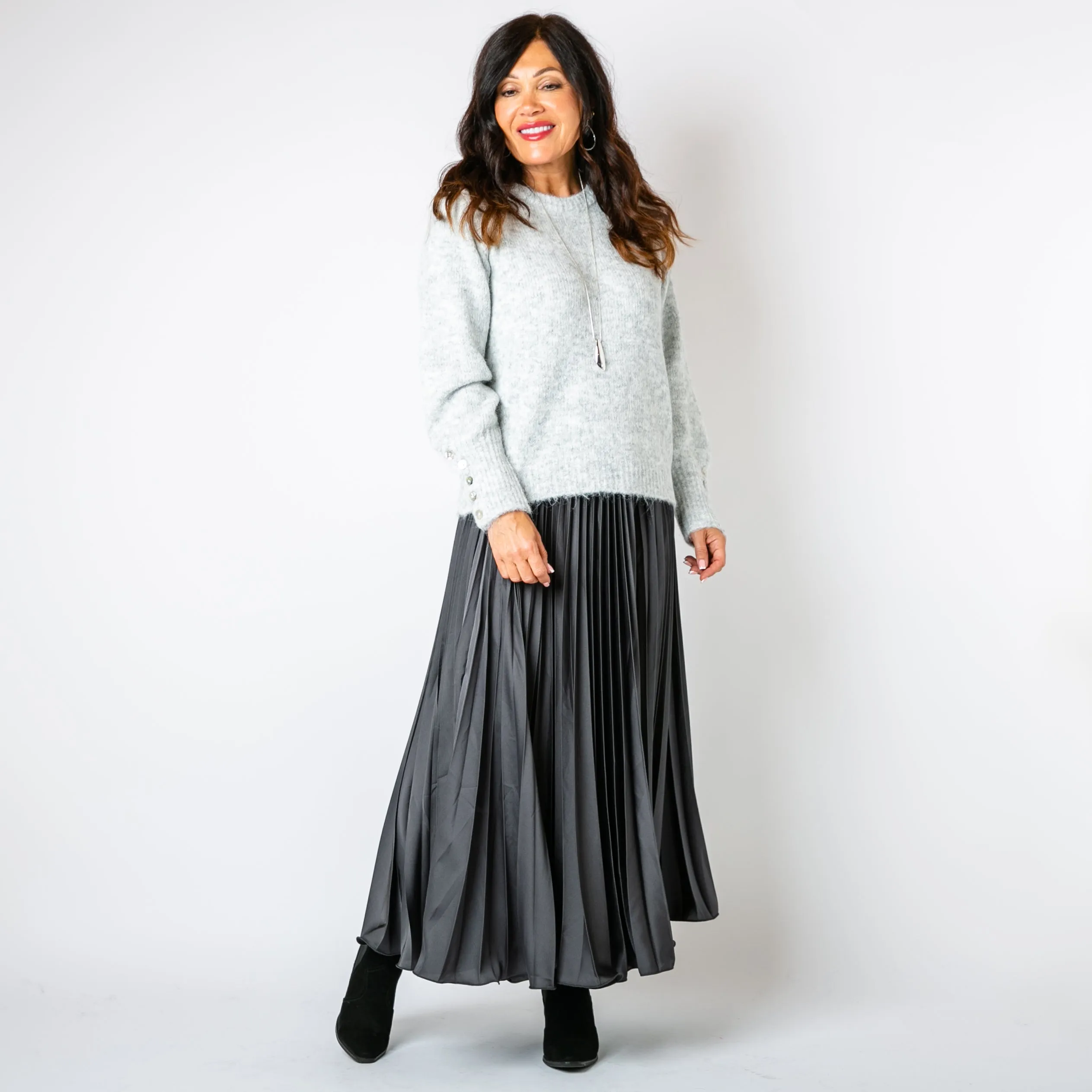 Pleated Cocktail Skirt