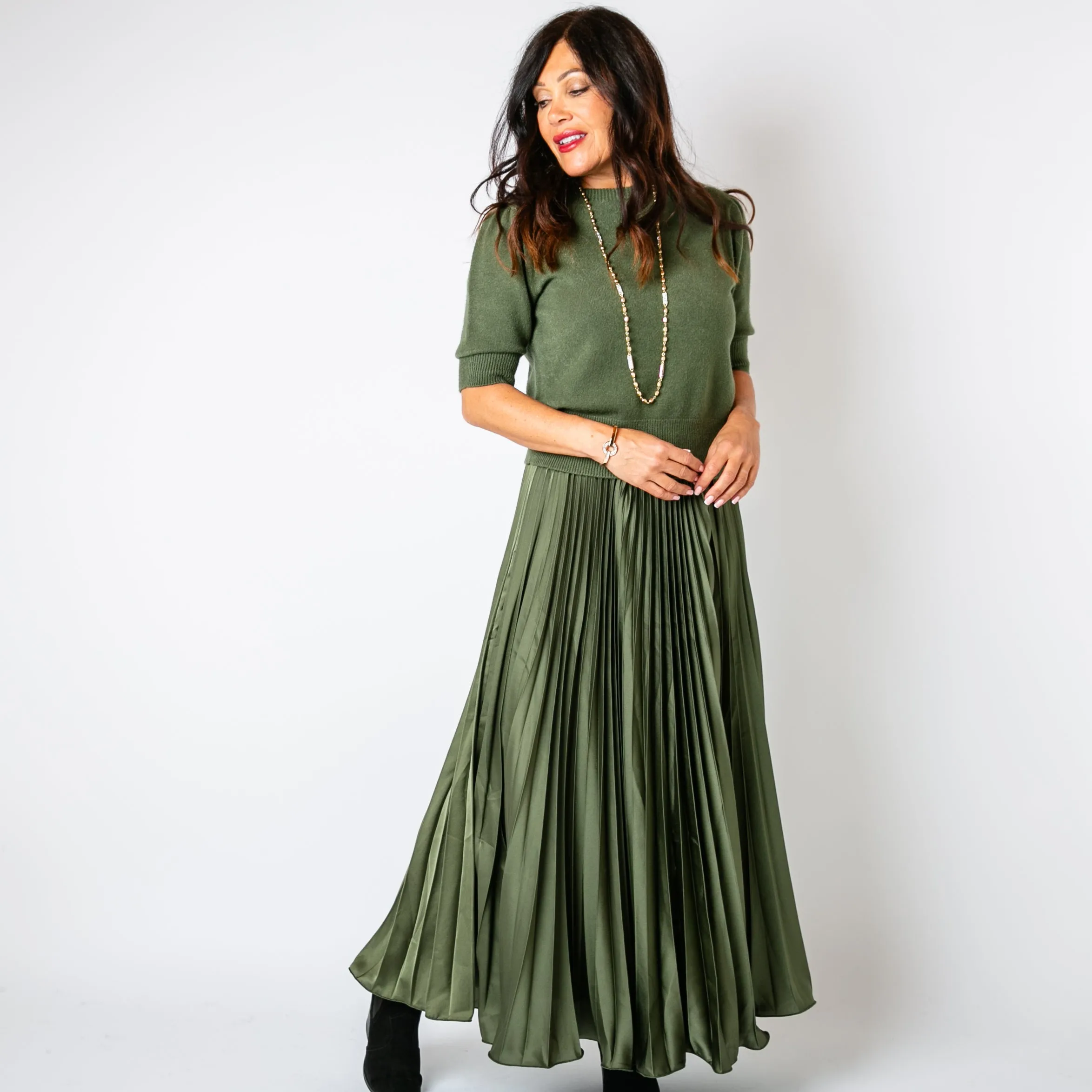 Pleated Cocktail Skirt