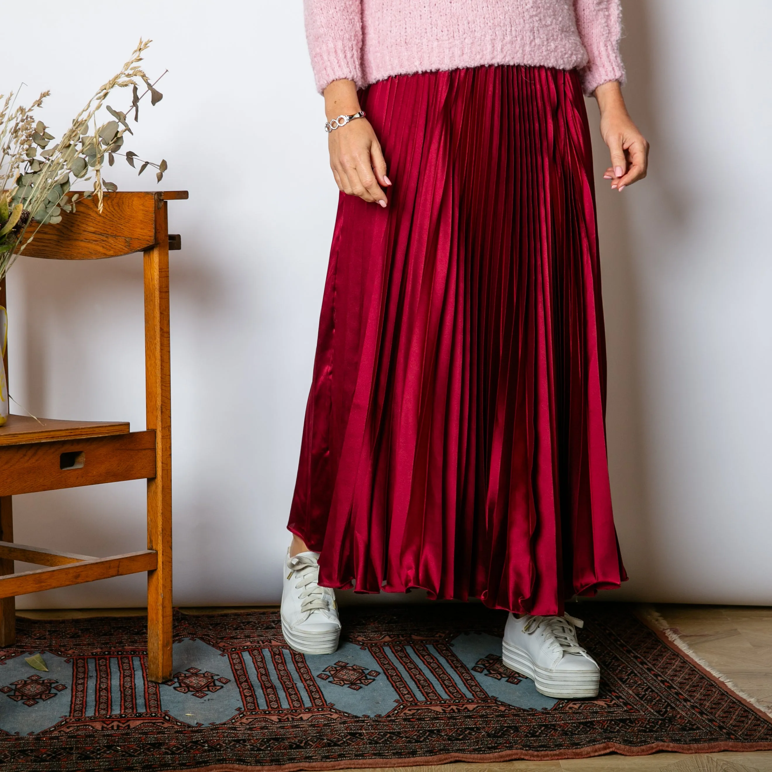 Pleated Cocktail Skirt