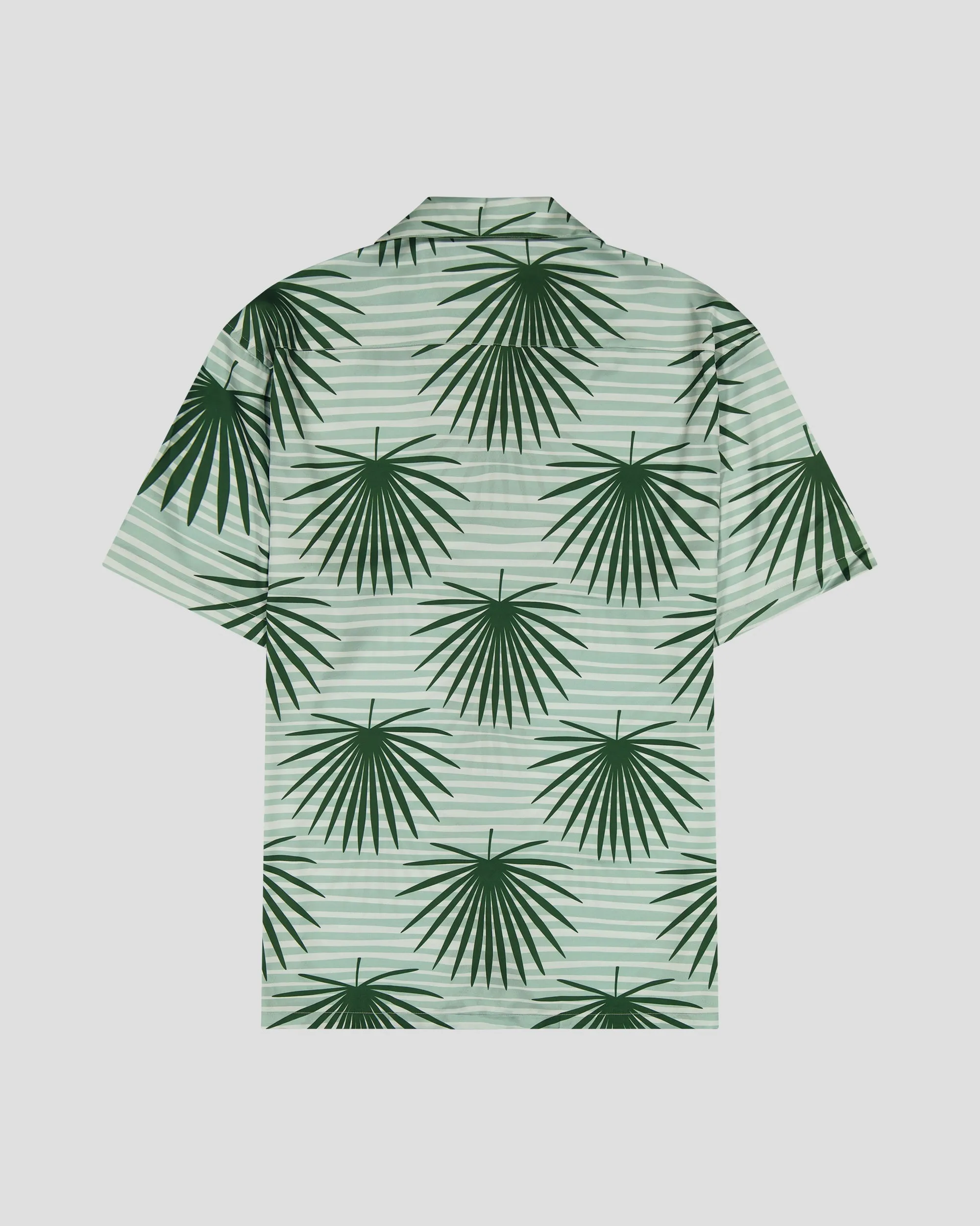 SG Camp Collar Shirt - Green Palms