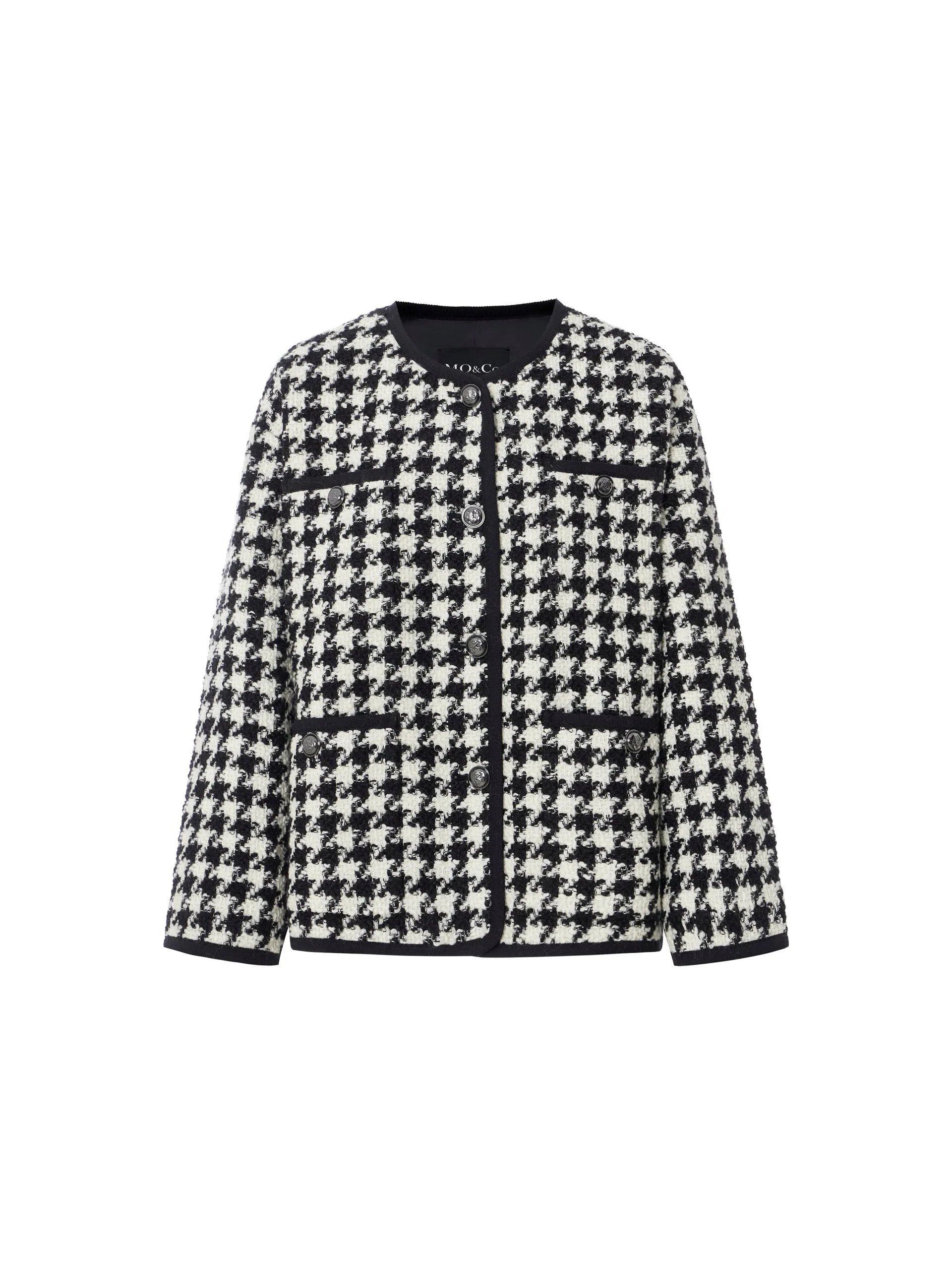 Short Houndstooth Coat