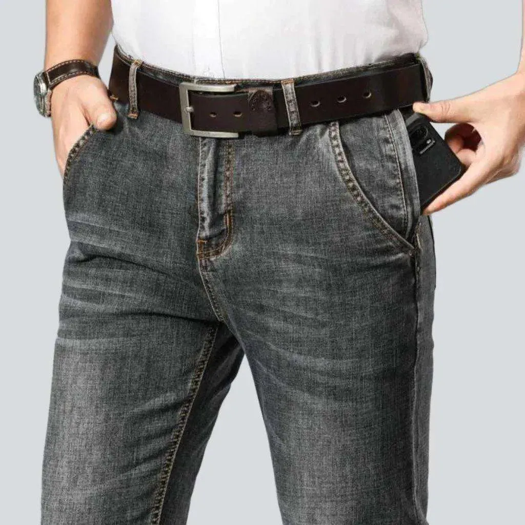 Straight men's jeans