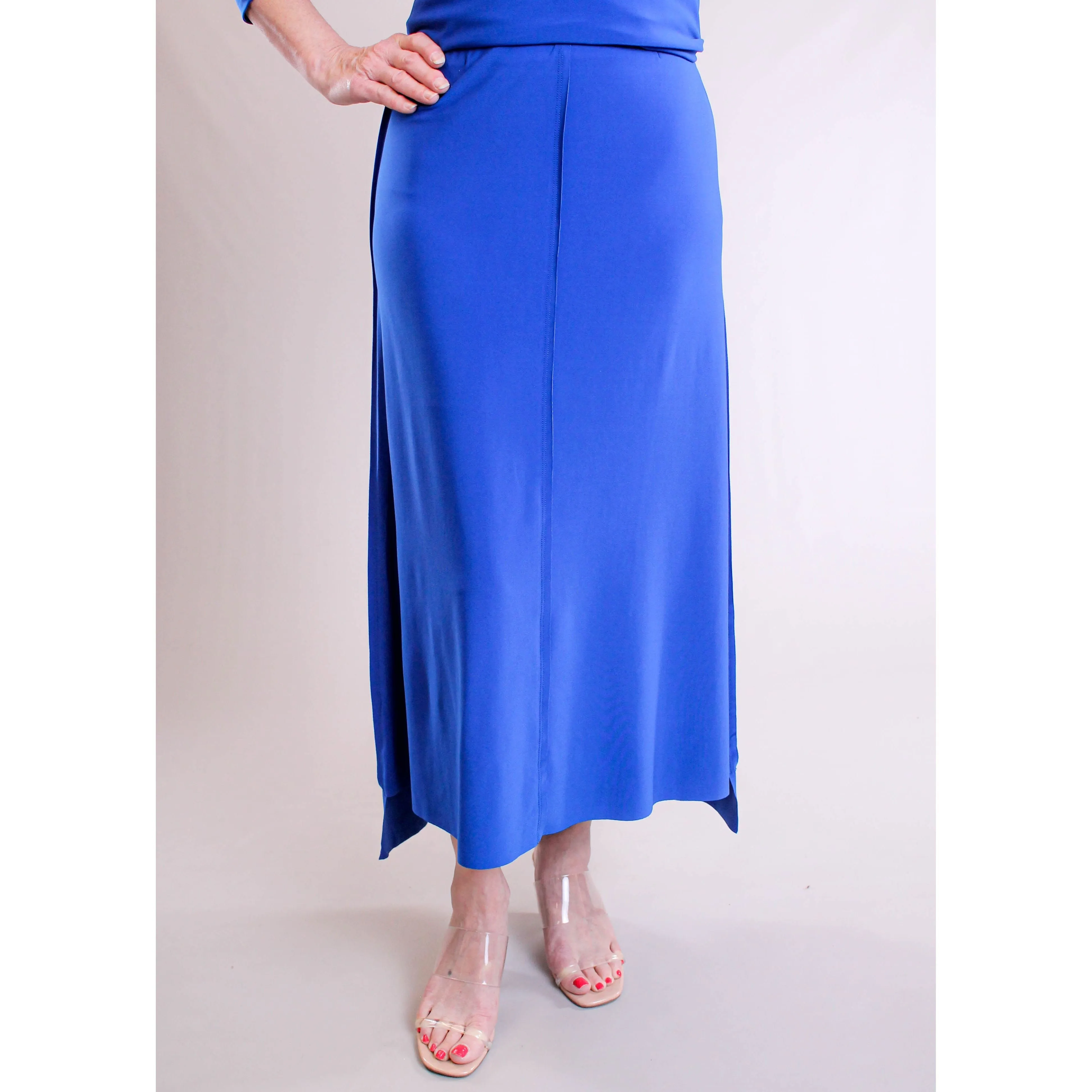 Sympli Flounce A-Line Midi Skirt