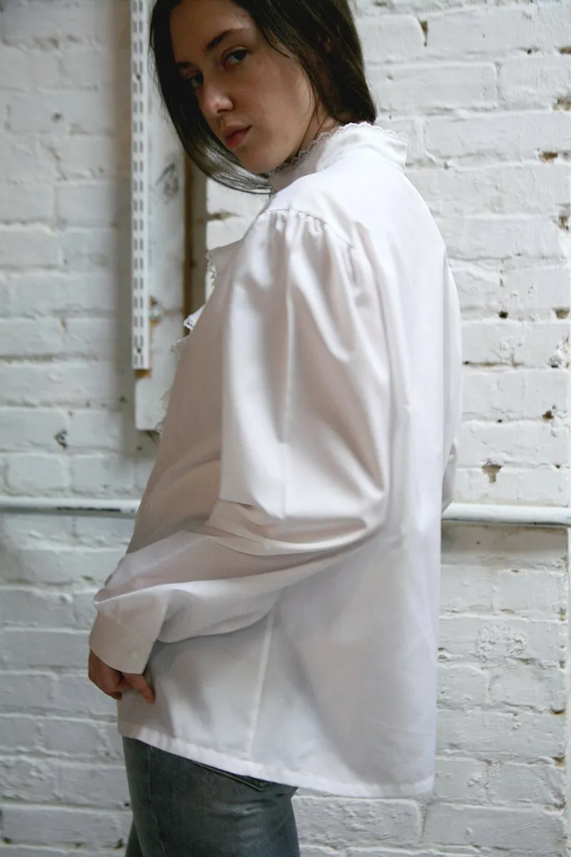 The White Shirt Collection, Vintage Jabot Ruffle Shirt