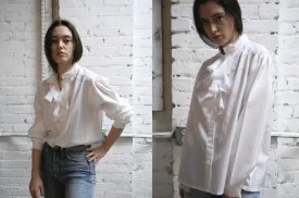 The White Shirt Collection, Vintage Jabot Ruffle Shirt