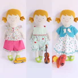 Tilly: Large doll with clothes sewing pattern