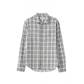 X-Large 91  Flower Check Shirt White