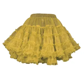 Yellow Heavy Frilled Tutu Skirt